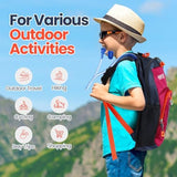 2 Pcs Kids Hydration Backpack with 1.5l Water Bladder Lightweight Kids Hiking Backpack Water Rucksack for Boys Girls Climbing Running