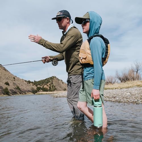 YETI Rambler 26 oz Bottle, Vacuum Insulated, Stainless Steel with Color Matching Straw Cap