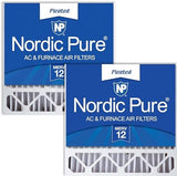 Nordic Pure 20x20x5 (19_5/8 x 19_7/8 x 4_3/8) Honeywell/Lennox Replacement MERV 12 Air Filters 2 Pack