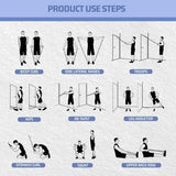 VEICK Resistance Bands, Exercise Bands, Workout Bands Set for Working Out with Handles for Men Women, Elastic Exercising Bands for Fitness Weights Work Out at Home Gym