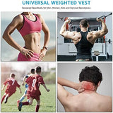 Weighted Vest Weight Vest for Men Women Kids Weights Included, Body Weight Vests Adjustable for Running, Training Workout, Jogging, Walking