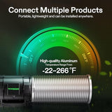 VIVOSUN 4 Inch 25 Feet Flex Air Aluminum Duct for Ventilation, 2 Clamps Included, Long Heavy-Duty Multi-Layer Dryer Hose Vent Kit, Duct Fan Systems