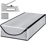 Attic Stairway Insulation Cover - Premium Energy Saving Attic Stairs Door Ladder Insulator Pull Down Tent with Zipper 25 in x 54 in x 11In (Attic Cover + Installation Tool)