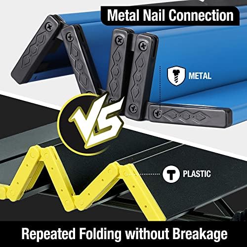 VILLEY Portable Mini Folding Beach Table, Ultralight Aluminum Side Table with Carry Bag for Camping, Picnics, and Outdoor Activities