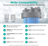 SimPure 5 Micron 10 x 4.5 Inch Whole House Carbon Water Filter | CTO Activated Coconut Carbon Replacement Cartridge | Fits DB10P, DB10C-2, GE GXWH40L, GXWH35F, BB10, FXHTC, FC15B (2Pack)