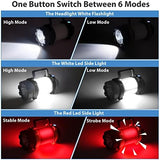 2 Pack Camping Lantern, Outdoor LED Camping Light, Rechargeable Flashlights with 1000LM, 6 Modes, 4000mAh Power Bank, IPX5 Waterproof Portable Emergency Camp Light for Hurricane Survival - Black