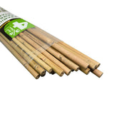 Mininfa Natural Bamboo Stakes 57 Inch (Approx 5 FEET), Eco-Friendly Garden Stakes, Plant Stakes Supports Climbing for Tomatoes, Trees, Beans, 20 Pack