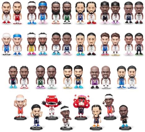 5 Surprise NBA Ballers Series 2 by ZURU, Licensed NBA Collectible, Surprise Unboxing Basketball Collectible Sports Toy for Boys, Ages 3 and up (2 Capsules)