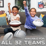 Franklin Sports NFL Autograph Football - Official Size White Panel Souvenir Football for Autographs + Signatures - NFL Team Fan Shop Memorabilia