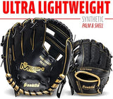 Franklin Sports Kids Baseball Glove + Ball Sets - Meshtek Youth Teeball Gloves for Kids + Toddlers - Left + Right Hand Throw Mitts + Glove Sets with Foam Balls - Boys + Girls Gloves - 9.5" Inch