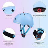 Kids Bike Helmet,Toddler Skateboard Helmets for Ages 2-3-5-8-14 Years Boys Girls，Adjustable Multi-Sport Bicycle Skateboarding Football Roller Skating Scooter Rollerblade Balance Bike Helmet