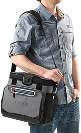 Arctic Zone Titan Deep Freeze Cooler - Zipperless Hardbody Cooler - Small & Large Capacity- Beach & Camping Cooler - Deep Freeze Insulation, HardBody Liner, and SmartShelf