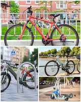 Sportneer Bike Lock: 5 Digit Combination High Security Anti Theft Bike Chain Lock - 3.2/3.6/4ft Heavy Duty Keyless Bicycle Lock for Bike, Motorcycle, Scooter, Door & Gate - 4/6mm Thick, Easy to Use