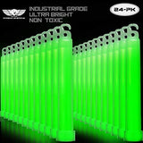EVERLIT 24 Glow Sticks - 6 Inches Light Sticks for First Aid Kit, Parties, Camping, Hiking, Outdoor, Disasters, Emergencies Up to 12 Hours Duration…Bulk (24 Pack, Green)