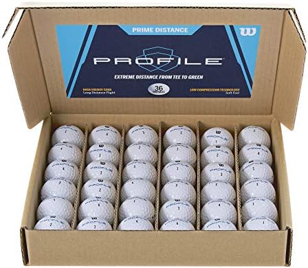 WILSON Profile Distance Golf Ball 36 pack