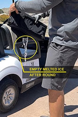 CaddyDaddy Golf Bag Cooler with Ice Pack, Golf Accessories for Men, Women, Golf Cooler Bag Sleeve, Insulated Golf Cooler, Golf Gifts for Men, Golf Bag Cooler Sleeve, Wine Cooler Chiller