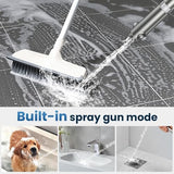 Filtered Shower Head with Handheld,High Pressure Shower Head 4 Spray Modes,ShowerHead with ON/OFF Switch for Pets,Built-in Power Wash to Clean Tub,Shower Heads Combo with Stainless Steel Hose