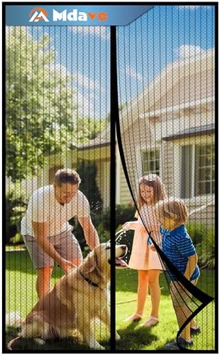 Magnetic Screen Door, Keep Bugs Out, Pet & Kid Friendly，Works with Front Doors, Sliding Doors,Fit Door Size 38 x 80 Inches