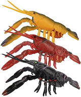 TRUSCEND Pre-rigged Fishing Jig Lures for Freshwater and Saltwater, Innovative Super Durable TPE Bass Lures, Lifelike Shrimp Crayfish Swimbait, Weedless Lure for Crappie Trout Walleye, Keep Separately