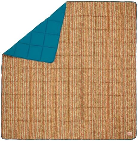 Kelty Biggie Blanket, 2 Person Large Insulated Camping Indoor Outdoor Travel Blanket and Ground Picnic Covering, Updated for 2022