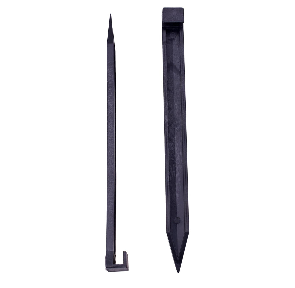 Landscape Edging Spikes, 30 Pcs 10 Inch Garden Spikes Anchoring Spikes for Paver Edging, Weed Barriers, Turf, Tent, Weed Barrier, Timber, Carpentry, Tent etc. (30, Black)