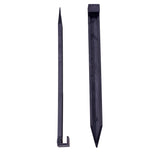 Landscape Edging Spikes, 30 Pcs 10 Inch Garden Spikes Anchoring Spikes for Paver Edging, Weed Barriers, Turf, Tent, Weed Barrier, Timber, Carpentry, Tent etc. (30, Black)