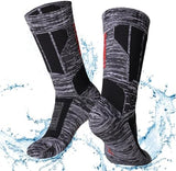 Jspupifip Unisex Waterproof Socks Water Resistant Socks Waterproof Breathable Hiking Wading Skiing Fishing Sock for Men Women