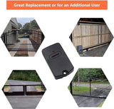 RB741 for Mighty Mule Gate Opener Remote, 318MHZ Gate Remote Control for GTO Gate Openers, 9 Dip FM135 Gate Transmitter for MM371W MM572W etc. Gate Clicker Garage Door Entry Controller (4 Pack)