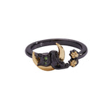 Alex and Ani Celestial Cat Open Ring - Two Tone Nickel-Free, Elegant Celestial Jewelry, Graceful Silhouette for Women, Perfect for Stacking or Solo Wear