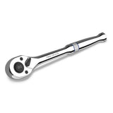DURATECH 1/2-Inch Drive Ratchet, 90-Tooth Quick-release Ratchet Wrench, Reversible, Cr-V Made, Full Polished, Stocking Stuffers for Men Women Gifts for Men Gifts for Women