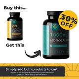 Citrus Bergamot Extract 1000mg Capsules Contains 25:1 Citrus Bergamont, 50% Polyphenols Extract and Black Pepper Natural Formula is Vegan and Non-GMO 180 Capsules