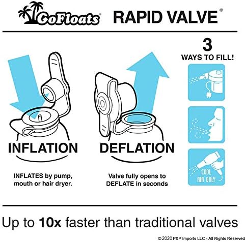 GoFloats AirWedge Inflatable Beach Chair - Relax with The Comfort of Air (2-Pack)