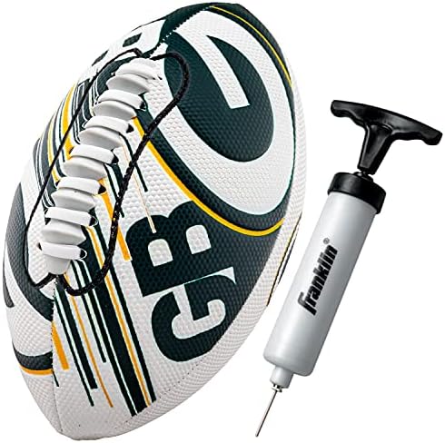 Franklin Sports NFL Team Mini Footballs - Youth 8.5" Official NFL Licensed Football + Air Pump Set