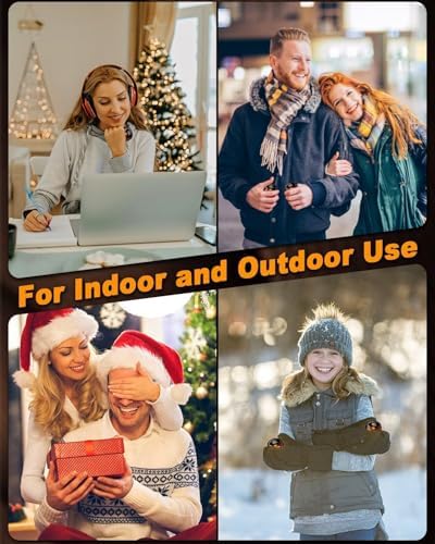 Hand Warmers Rechargeable - 7000mAh Electric Hand Warmer Reusable 2 Pack with LED Digital Display, 4 Levels Max 132℉, 20 Hrs Warmth Magnetic Portable Pocket Heater for Golf, Camping, Hunting, Fishing