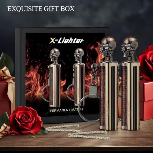 x-lighter Matchstick, Permanent Match Strike Set 10000 Times, Emergency fire Starters Waterproof Forever Lighter
