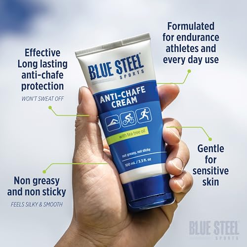 Anti Chafe Cream | Long lasting Chafing Protection | Water & Sweat Resistant | Non Sticky & Non Greasy | Non Staining| Whole Body Protection | Gentle on Sensitive Skin