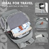 ZOMAKE Lightweight Packable Backpack 30L, Foldable Hiking Backpacks Water Resistant Compact Folding Daypack for Travel(Sliver Grey)