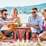 Maelstrom Soft Cooler Bag,Collapsible Soft Sided Cooler,24/30/60/75 Cans Beach Cooler,Ice Chest,Large Leakproof Camping Cooler,Portable Travel Cooler for Grocery Shopping,Camping,Road Trips