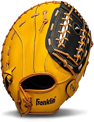 Franklin Sports Baseball + Softball Gloves - Field Master Adult + Youth Baseball + Softball Gloves - Right Hand + Left Hand Gloves - Infield + Outfield Mitts - Multiple Sizes + Colors
