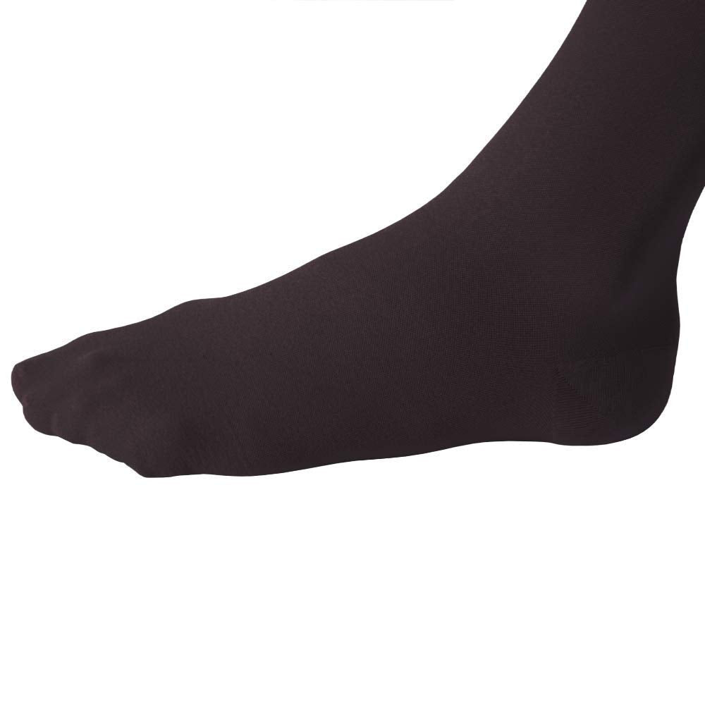 JOBST Relief Knee High Graduated Compression Socks 20-30mmHg - Comfortable Unisex Design - Closed Toe, Black, Large Full Calf