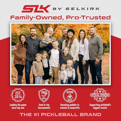 Selkirk Sport SLK Halo Raw Carbon Fiber Pickleball Paddle | Designed in The USA | Choose from The T700 Raw Carbon Fiber Power, The 18k Ultraweave Control, or The Kevlar Linkweave Thermoformed Pro