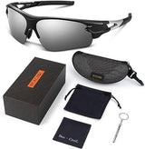 BEACOOL Polarized Sports Sunglasses for Men Women Youth Baseball Fishing Cycling Running Golf Motorcycle Tac Glasses UV400