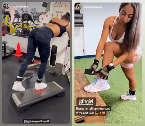 FITGIRL - Ankle Strap for Cable Exercise Machines, Work Out Cuff Attachment for Home & Gym, Glute Workouts - Kickbacks, Leg Extensions, Hip Abductors, for Exercise Machine Attachments