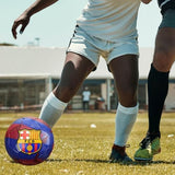 Icon Sports Officially Licensed FC Barcelona Size 5 Regulation Non-Toxic PVC Soccer Ball