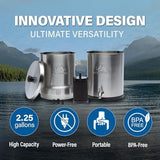 Pro Stainless Steel Water Filtration System - 200 Gallon Capacity