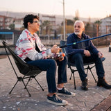 CAMEL CROWN Portable Camping Chair Lightweight Compact Folding Chair Mesh for Outdoor Camp Travel Beach Picnic Festival Hiking Backpacking Navy Blue