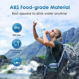 Waterdrop Gravity Water Filter Straw, Camping Water Filtration System, Water Purifier Survival for Travel, Backpacking and Emergency Preparedness, 1.5 gal Bag, 0.1 Micron, 5 Stage Filtration, Blue