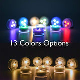 Paper Lantern Battery Operated Remote Hanging LED Lights with Hook - Super Bright RGB White Warm White, 15 Days Standby, 36 Hours Constant On for Tent Lighting (10 Lights + 2 Remotes)
