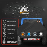 Bike Cover for Transport 2 Bikes - Outdoor Bike Covers for 2 Bikes on Rear Bike Rack Transport Heavy Duty & Waterproof, 600D Bicycle Rack Covers for 2 Bikes on Car Hitch Travel Storage