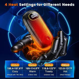 Hand Warmers Rechargeable, 14000mAh Electric Hand Warmer 2 Pack Dual-Sided Heating 17Hrs Warmth Max 131℉ USB-C Portable Pocket Heater for Raynauds, Hunting, Golf, Camping